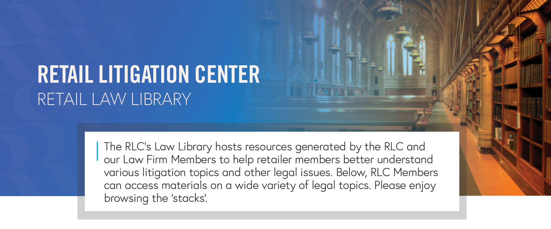 Retail Litigation Center - Retail Law Conference